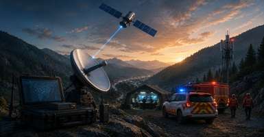 soluciones de conectividad satelital en redes tácticas de emergencia